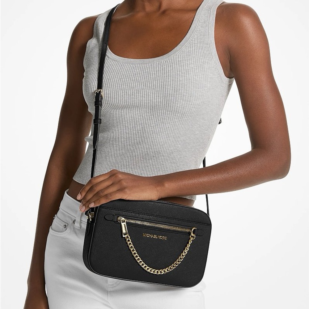 Michael Kors Jet Set Large Crossbody saffiano leather